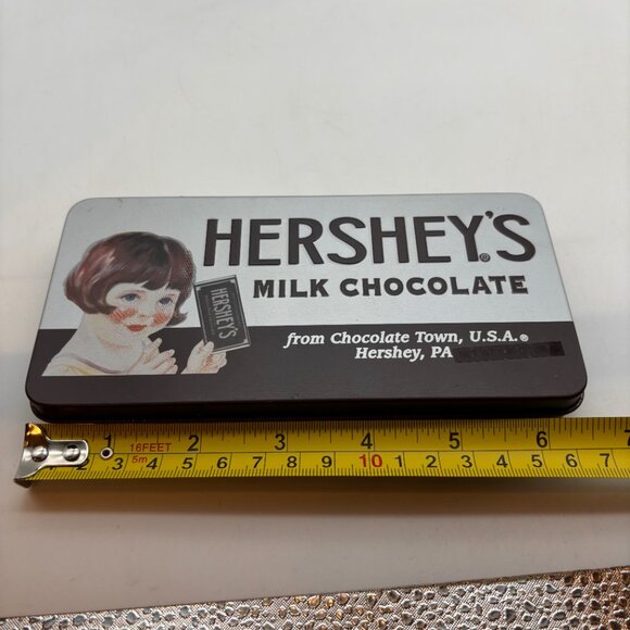 Vintage Hershey's Milk Chocolate Retro Flat Rectangular Collectible Tin - Picture 16 of 16